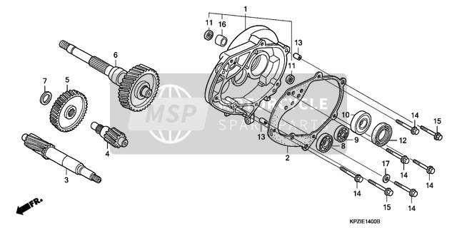 Honda SES125 2002 Transmission pour un 2002 Honda SES125